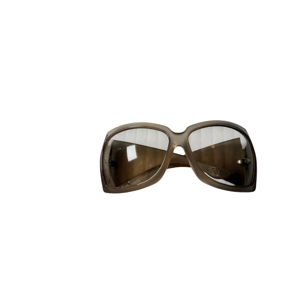 Gucci GG 2961/S Oversized Shield Sunglasses Tan Champagne Made in Italy